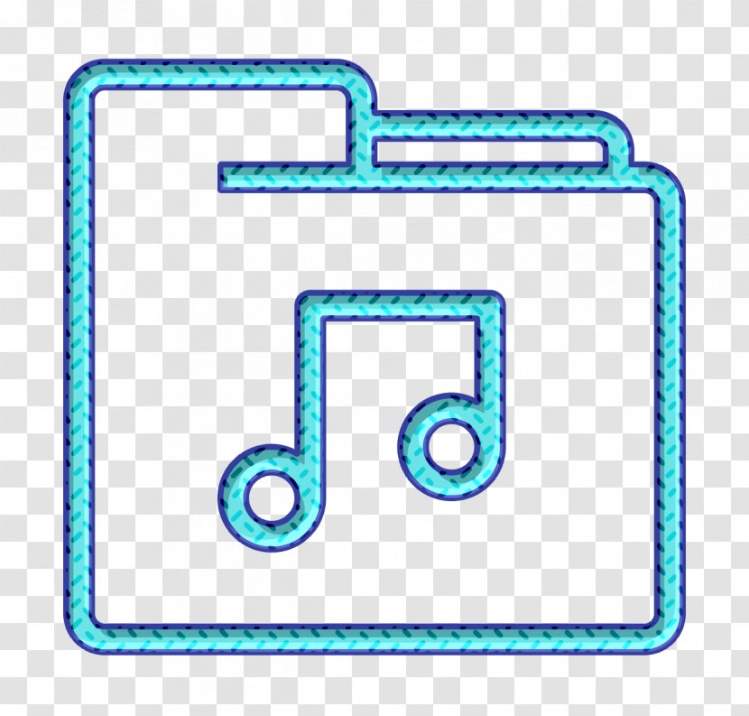 Essential Icon Folder Object - Aqua - Rectangle Transparent PNG