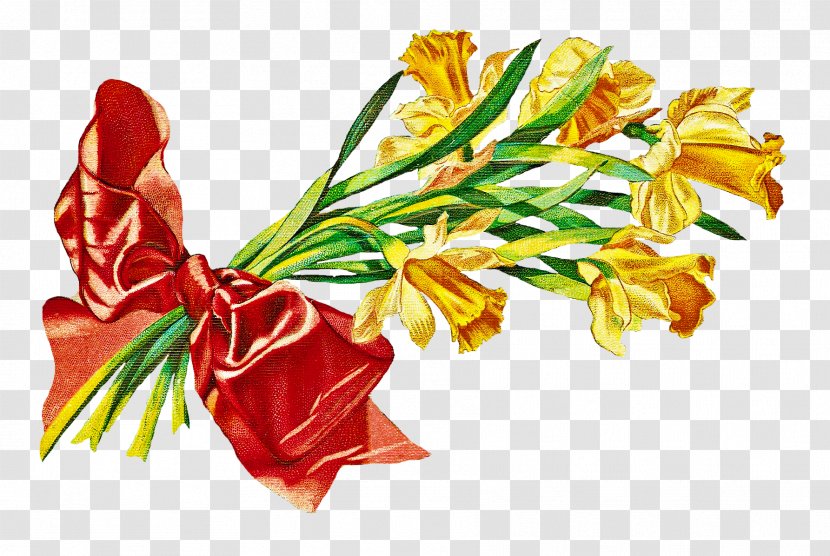 Daffodil Free Content Flower Clip Art - Petal - Gingham Clipart Transparent PNG