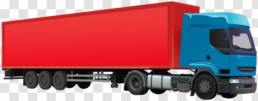 Truck Car Intermodal Container Clip Art Trailer Transparent PNG