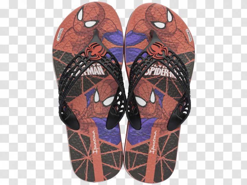 Flip-flops Spider-Man Shoe Footwear Sandal - Spider-man Transparent PNG