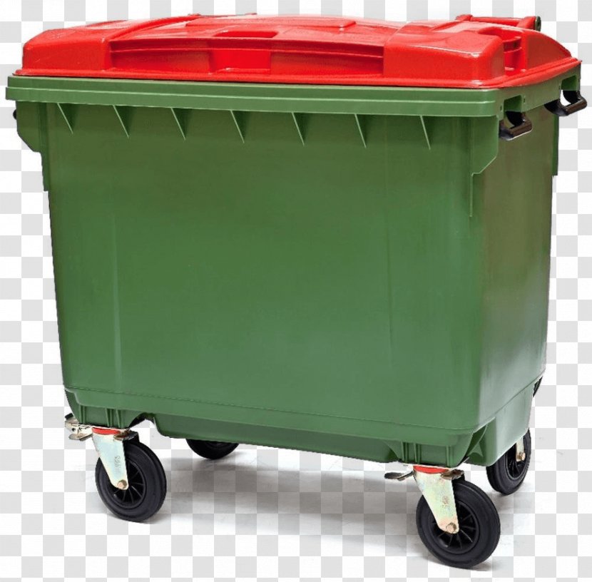 Rubbish Bins & Waste Paper Baskets Wheelie Bin Recycling Plastic - Commercial - Castor Transparent PNG