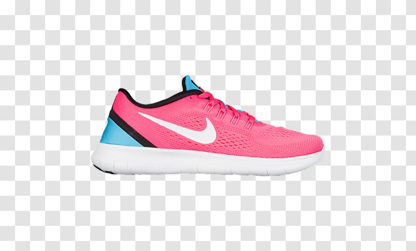 Nike Free RN 2018 Men's Sports Shoes Women's Roshe One Rn Distance - Aqua - Blu Pink For Women Transparent PNG