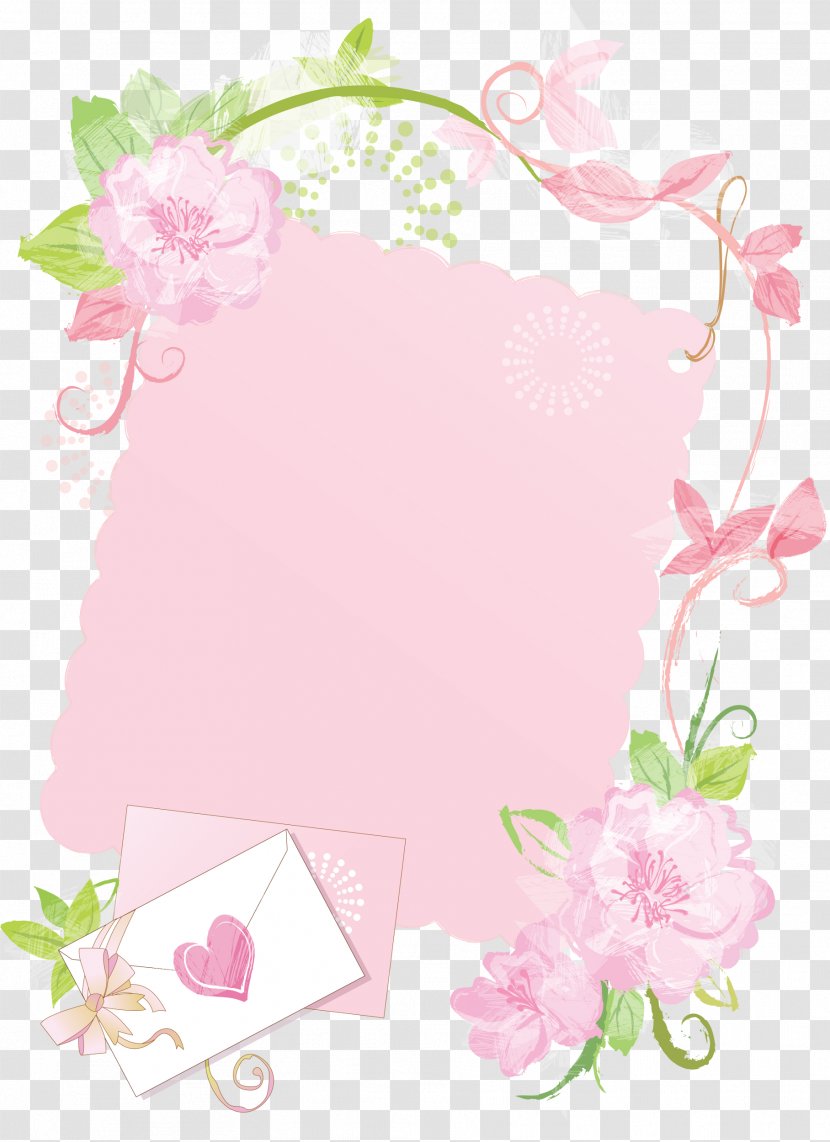 Garden Roses Paper Leaf Letter Flower Transparent PNG