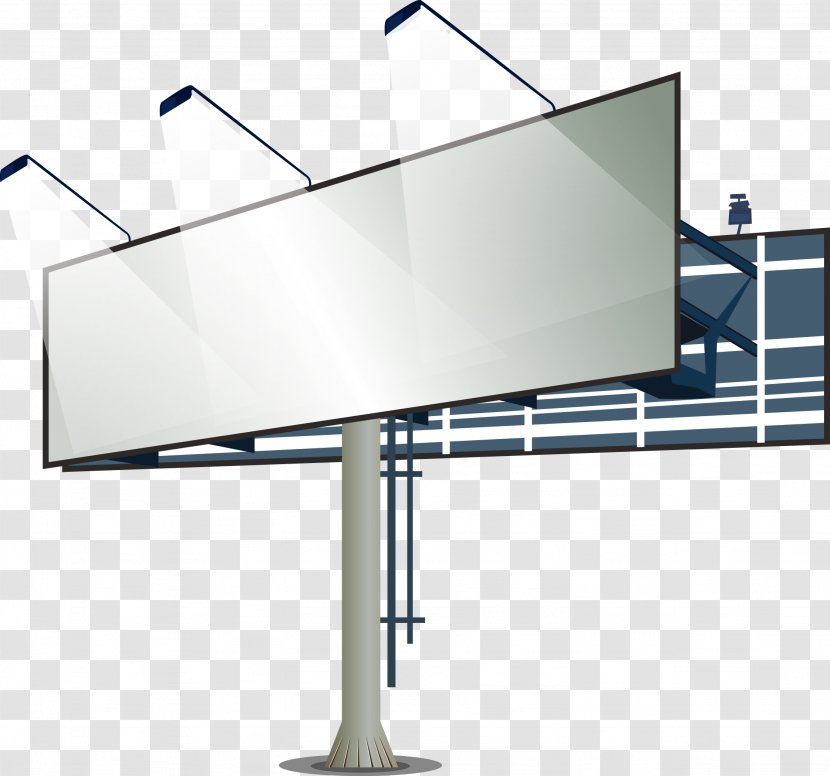 Advertising Billboard Lightbox - Rectangle - Outdoor Transparent PNG