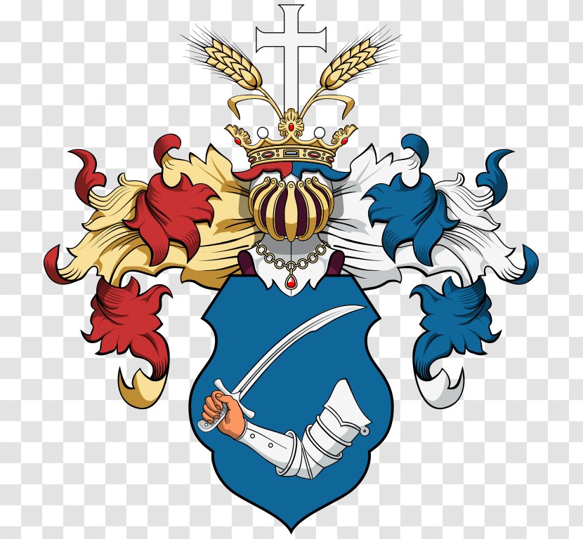 Heraldry Coat Of Arms Crest Clip Art - Family - Big Thumb Transparent PNG