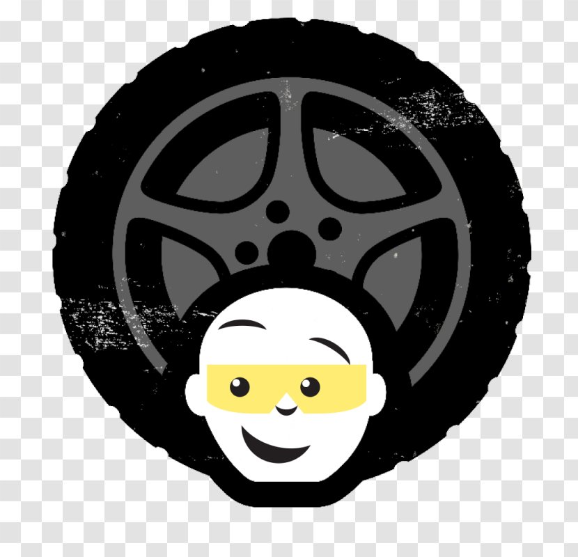 Alloy Wheel Smiley Circle - Consumption Records Transparent PNG