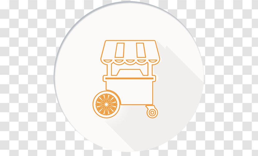 Ice Cream Cart Price Renting - Orange Transparent PNG