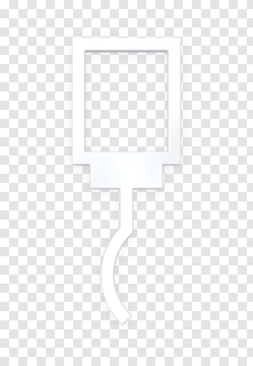 Cable Icon Charging Connector - Blackandwhite - Darkness Logo Transparent PNG