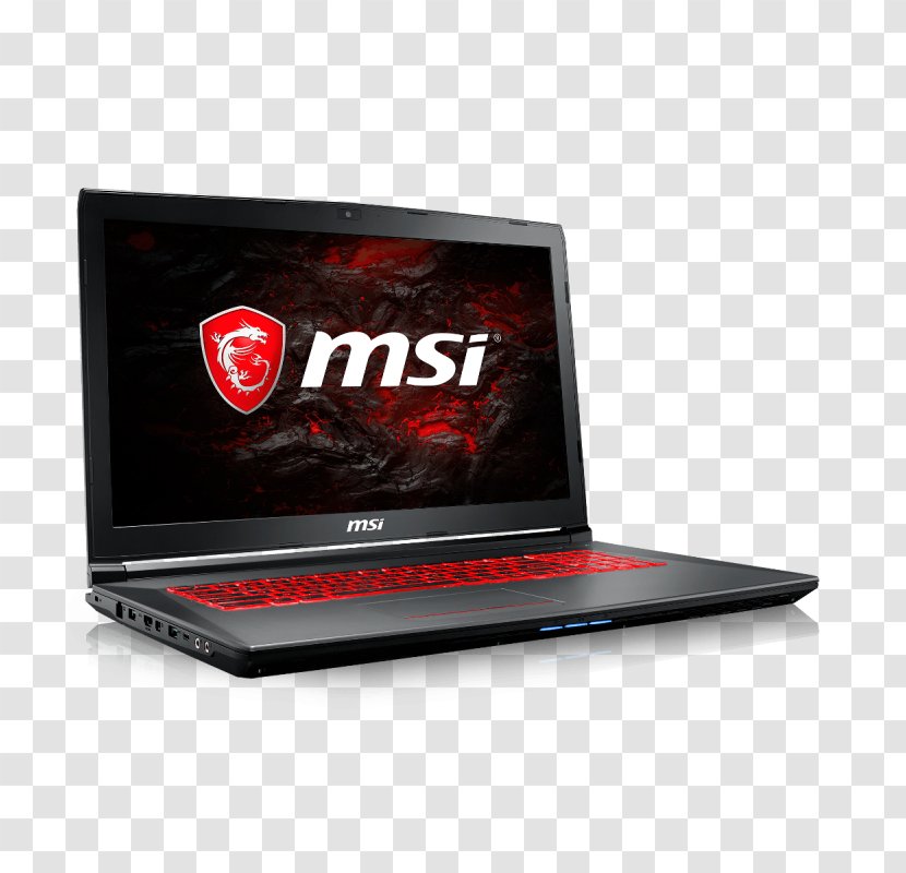 Laptop MSI Gaming Computer Gamer Transparent PNG
