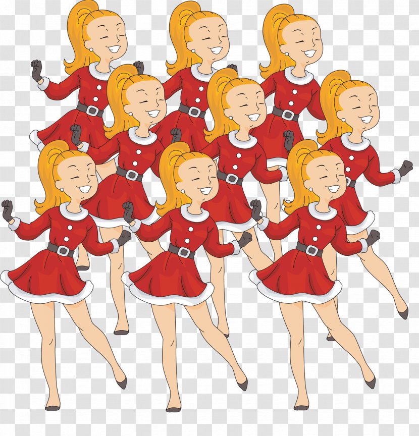 All I Want For Christmas Is You Stock Photography - Team - Dancing LADY Transparent PNG