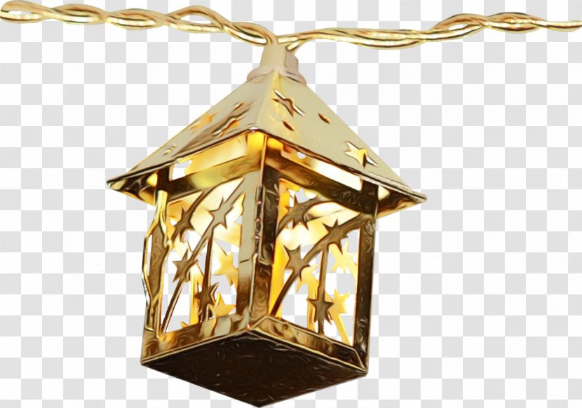 Pendant Lighting Light Fixture Brass Ceiling - Chain Transparent PNG