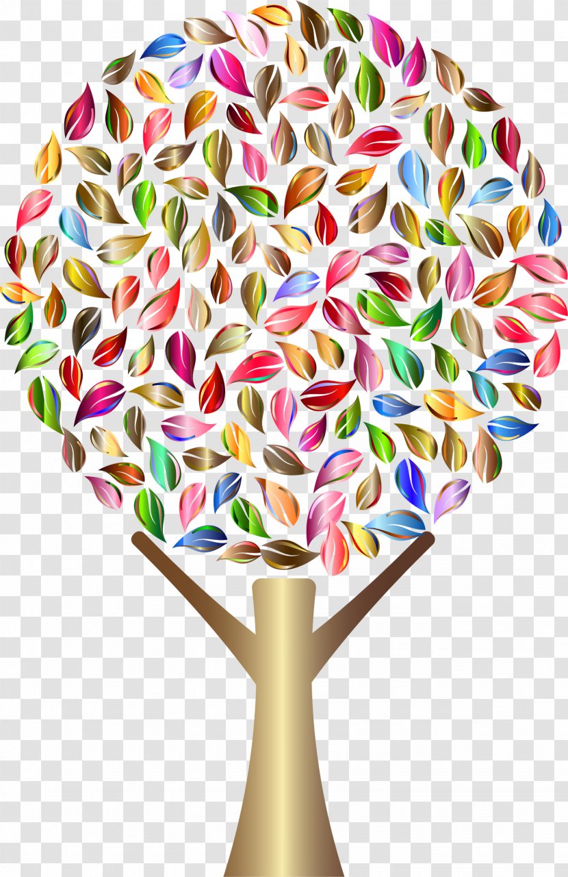 Abstract Art Tree - Petal - No Background Transparent PNG