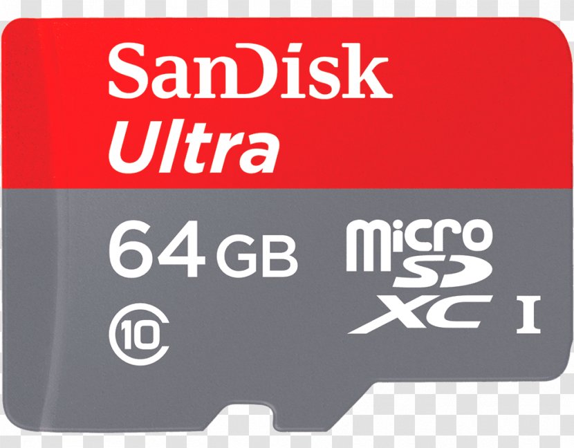 Flash Memory Cards MicroSD SanDisk Secure Digital - Electronic Device - Sandisk Logo Transparent PNG