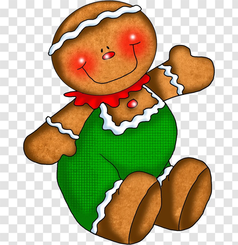 Ginger Snap Gingerbread Man Biscuit Christmas Ornament - Holiday Transparent PNG