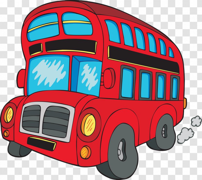 Double-decker Bus London Stock Photography Vector Graphics - Cartoon Transparent PNG