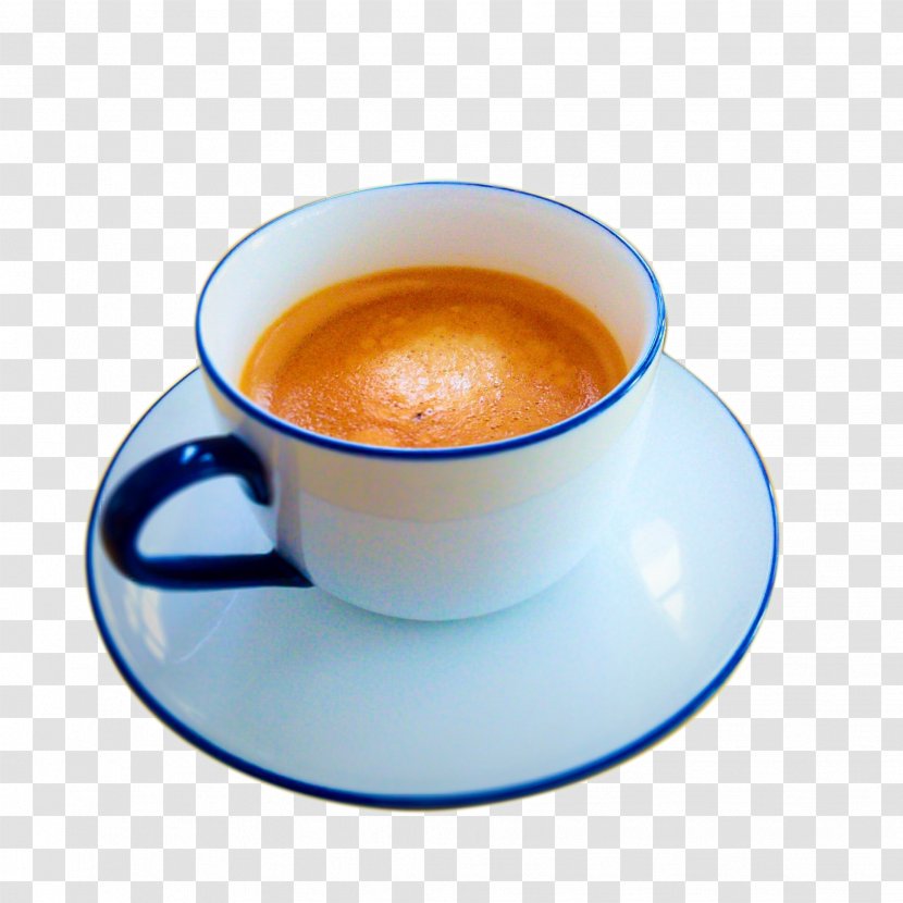 Coffee Cuban Espresso Doppio Ristretto - Flat White - Cup Transparent PNG