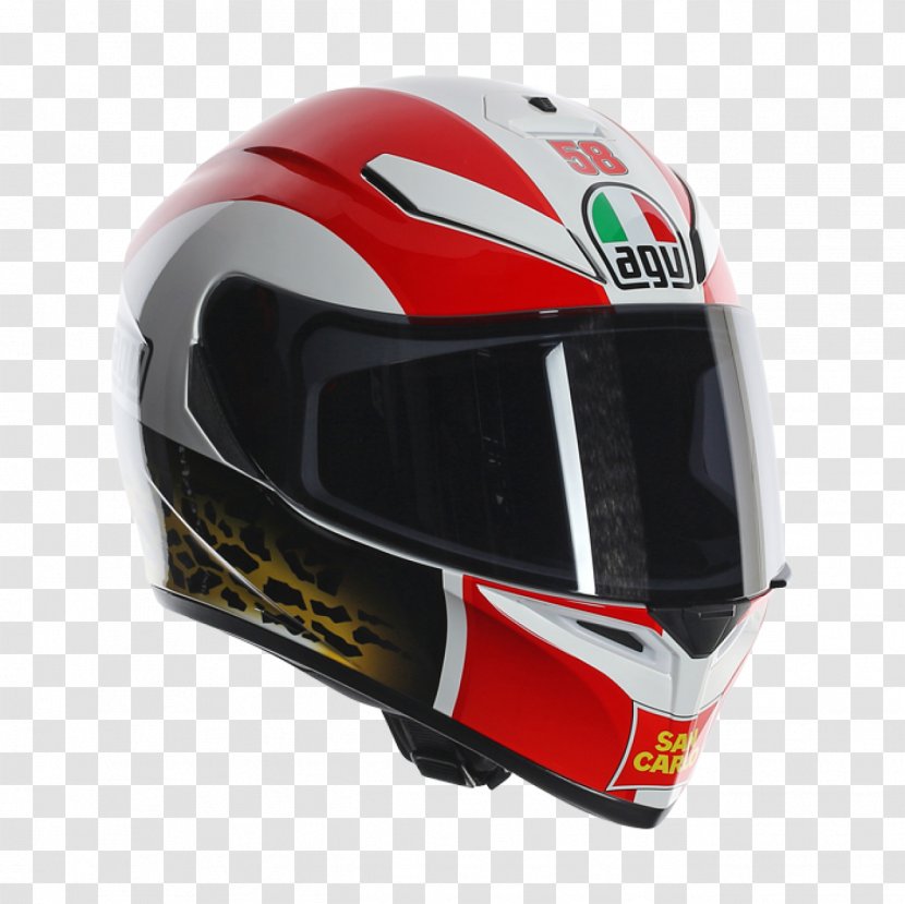 Bicycle Helmets Motorcycle Lacrosse Helmet AGV - Headgear Transparent PNG