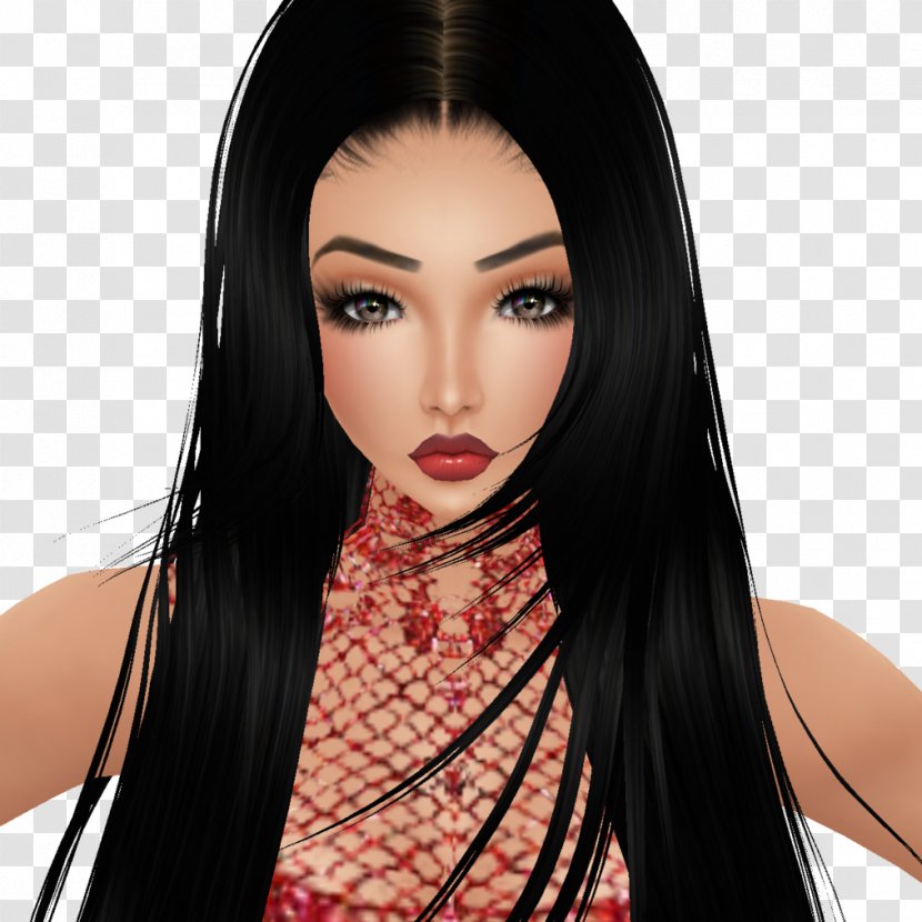 Black Hair Coloring Brown - Cartoon Transparent PNG