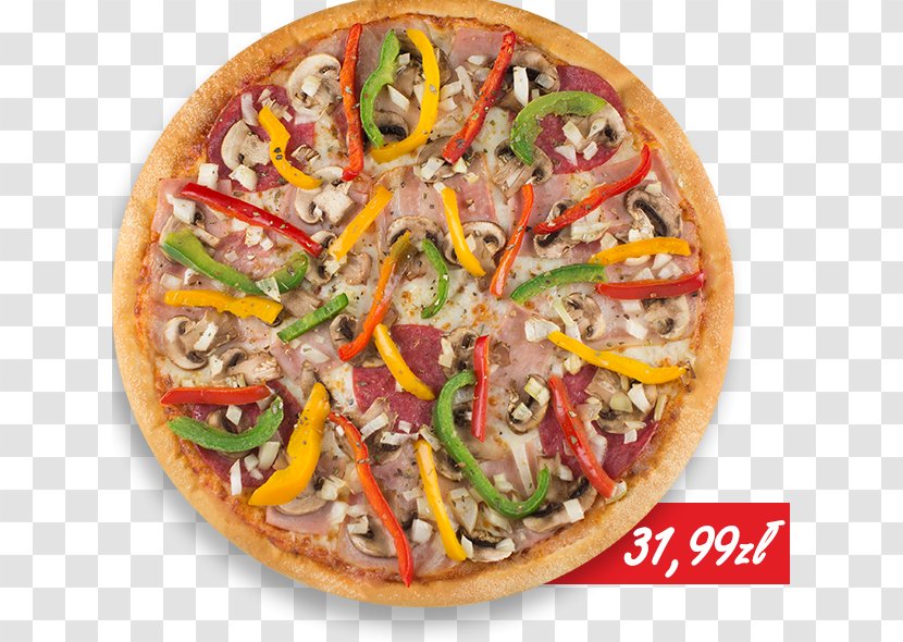 California-style Pizza Sicilian Mediterranean Cuisine Vegetarian - Food Transparent PNG