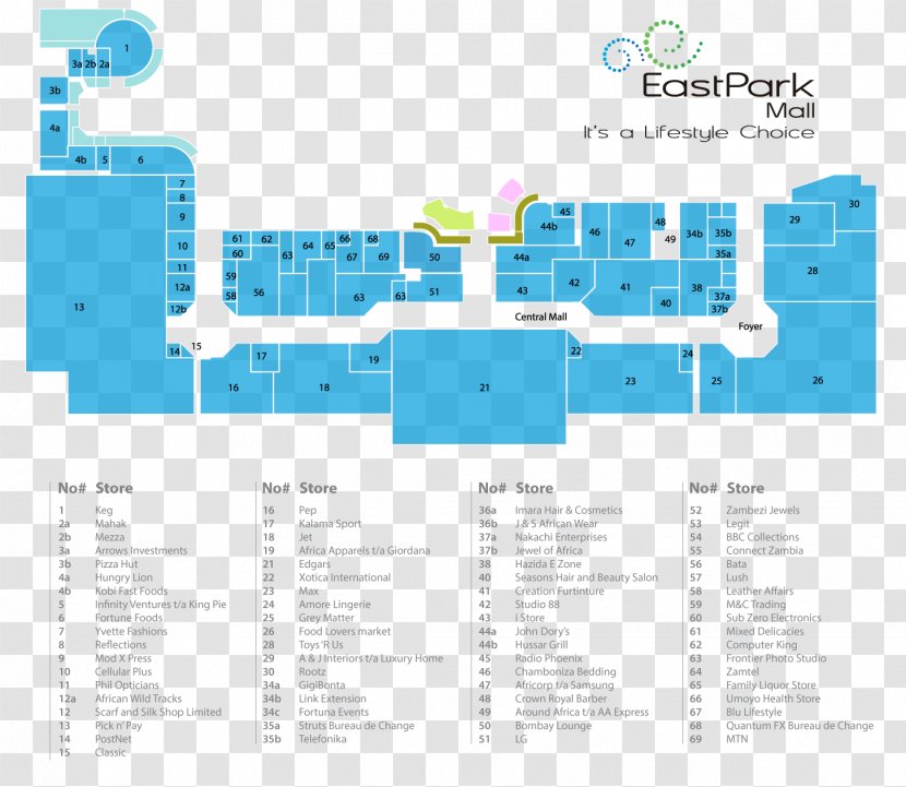 EastPark Mall Edgars Thabo Mbeki Road Map Shopping - Engineering - Organization Transparent PNG