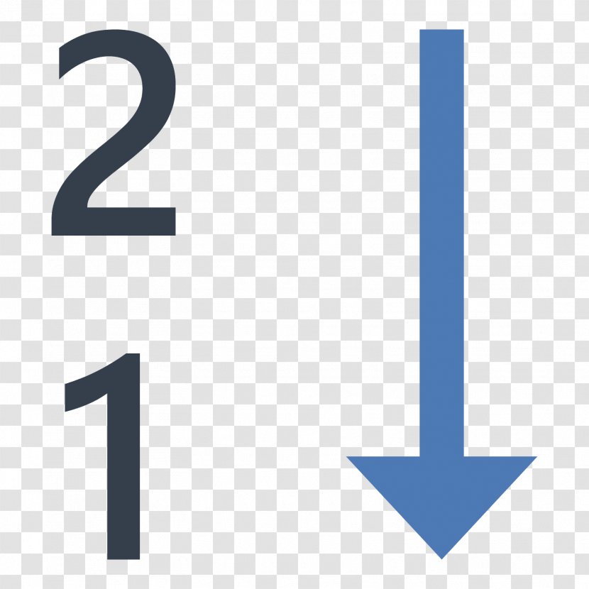 Number Sorting Algorithm Numerical Analysis - Sign - Sort Icon Transparent PNG