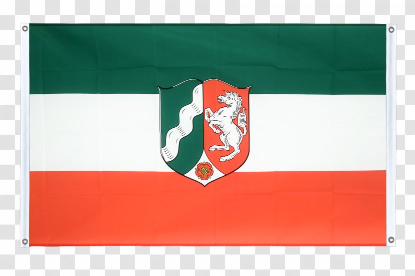 Flag Of North Rhine-Westphalia Fahnen Und Flaggen - Rectangle Transparent PNG