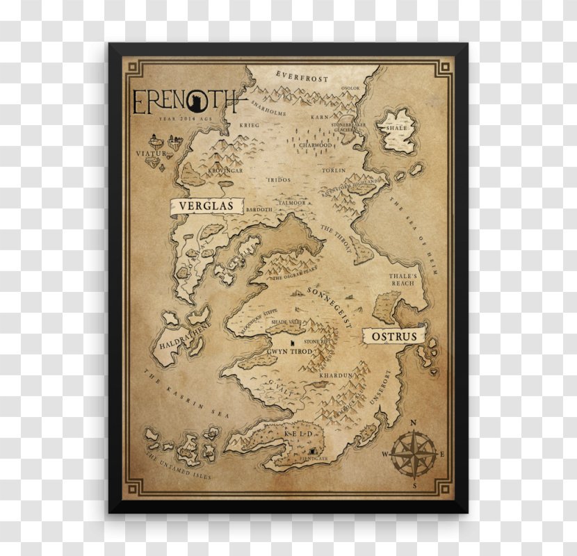 Fantasy Map Cartography World Transparent PNG