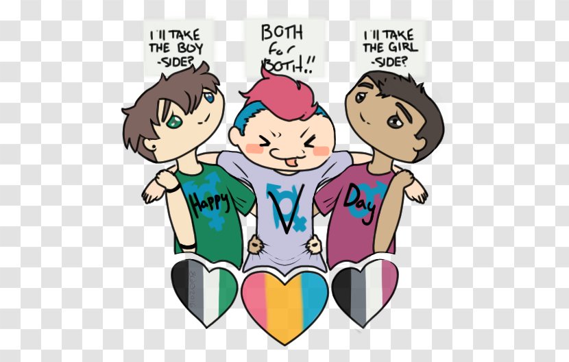 Lack Of Gender Identities LGBT Symbols Binary - Heart - Symbol Transparent PNG