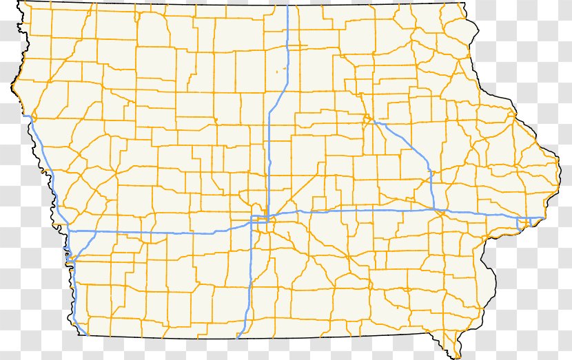 Iowa Primary Highway System 21 22 Road - Tree Transparent PNG