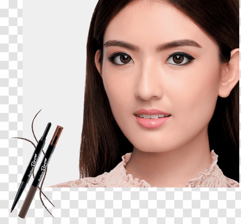 Eyebrow Eye Liner Lip Balm Cosmetics - Skin - Eyebrows Transparent PNG