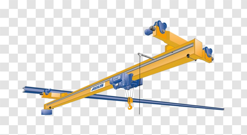 Overhead Crane Gantry Hoist Abus Kransysteme - Beam Transparent PNG