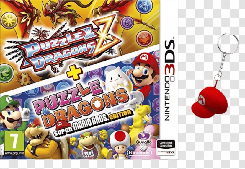 Puzzle & Dragons Z + Super Mario Bros. Edition - Nintendo - And Transparent PNG