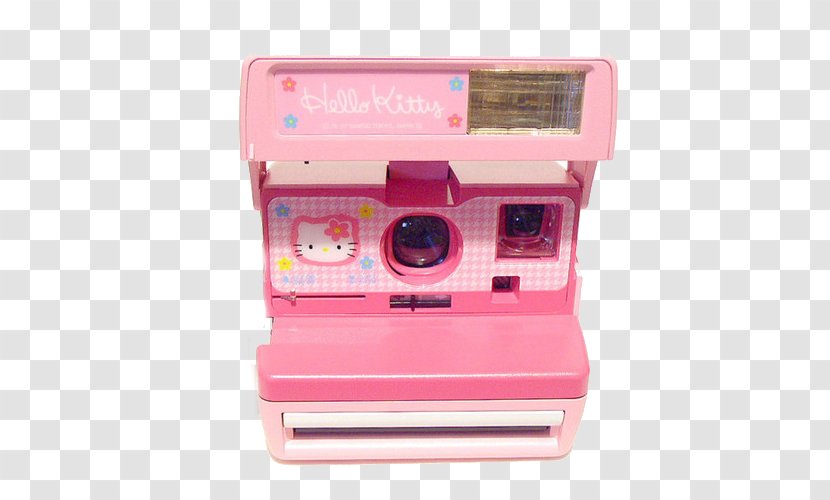 Hello Kitty Photographic Film Instant Camera Photography - Pink Transparent PNG