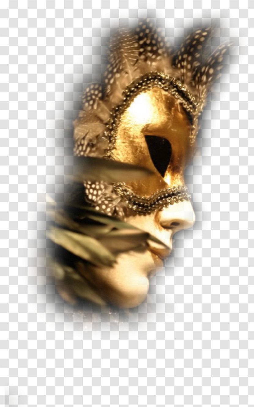 Masquerade Ball Mask Venice Carnival Gold Transparent PNG