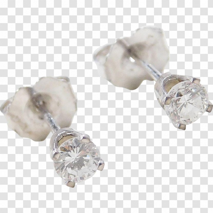 Earring Body Jewellery Crystal Gold Diamond - Earrings - Stud Transparent PNG