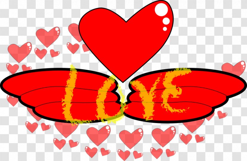 Love Letter Free Clip Art - Cartoon - Wing Clipart Transparent PNG