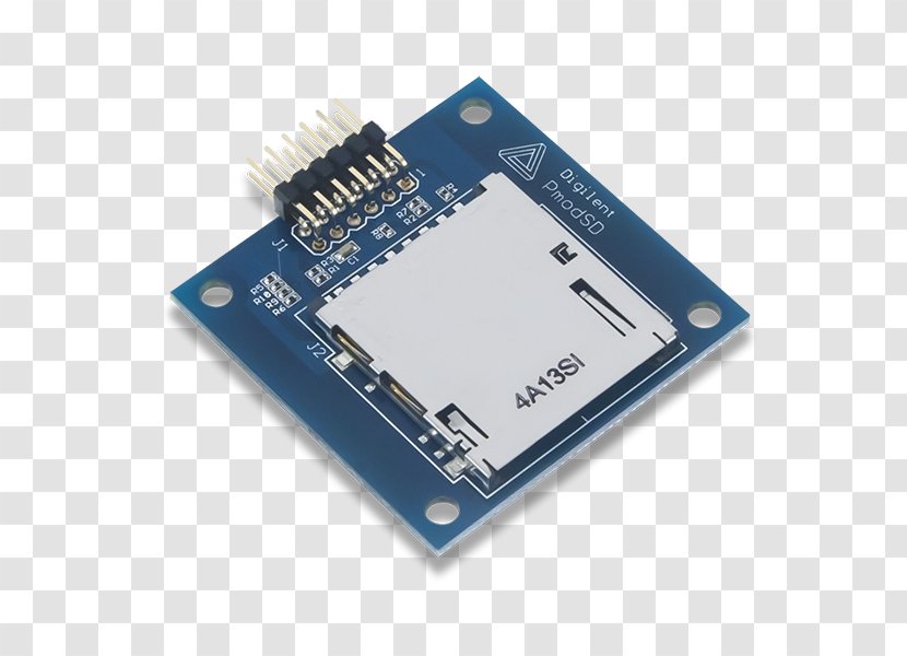 Secure Digital Electronics Computer Data Storage Pmod Interface Microcontroller - Inputoutput - Sd Card Transparent PNG