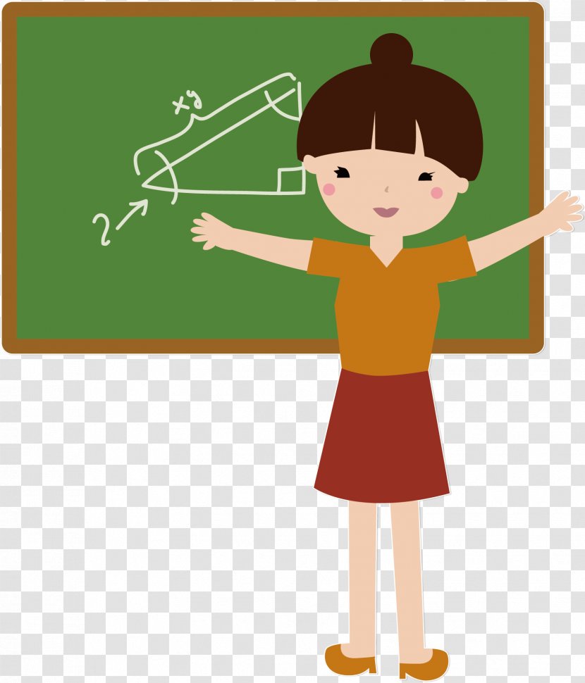 Student Teacher Template Education - Cartoon - Element Transparent PNG