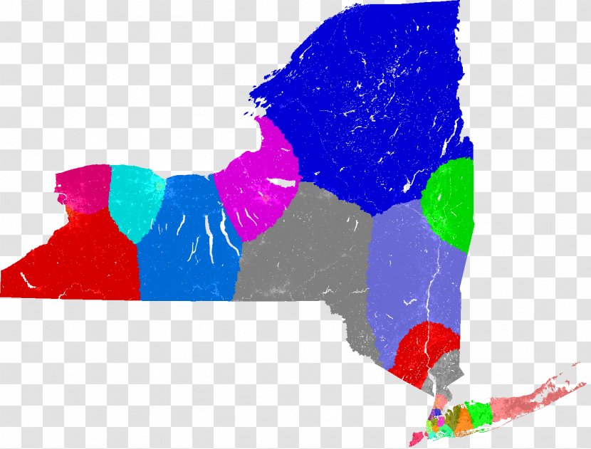 New York City Blank Map Electoral District Clip Art - Mapa Polityczna - Congress Transparent PNG
