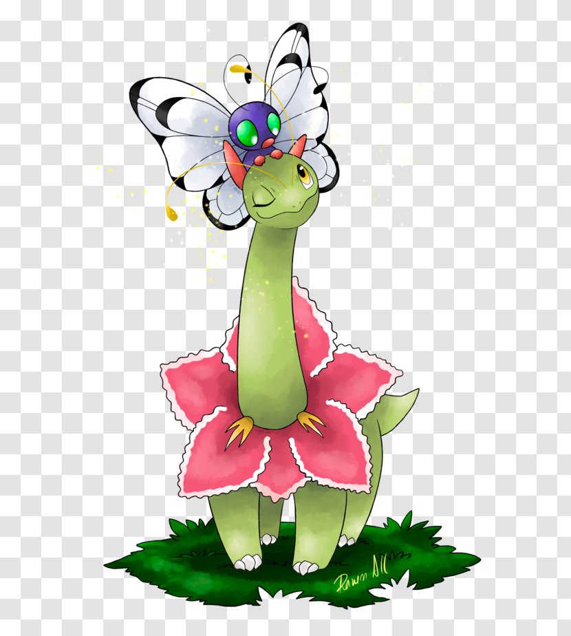 Pikachu Ash Ketchum Pokémon Bayleef Meganium - Flowering Plant Transparent PNG