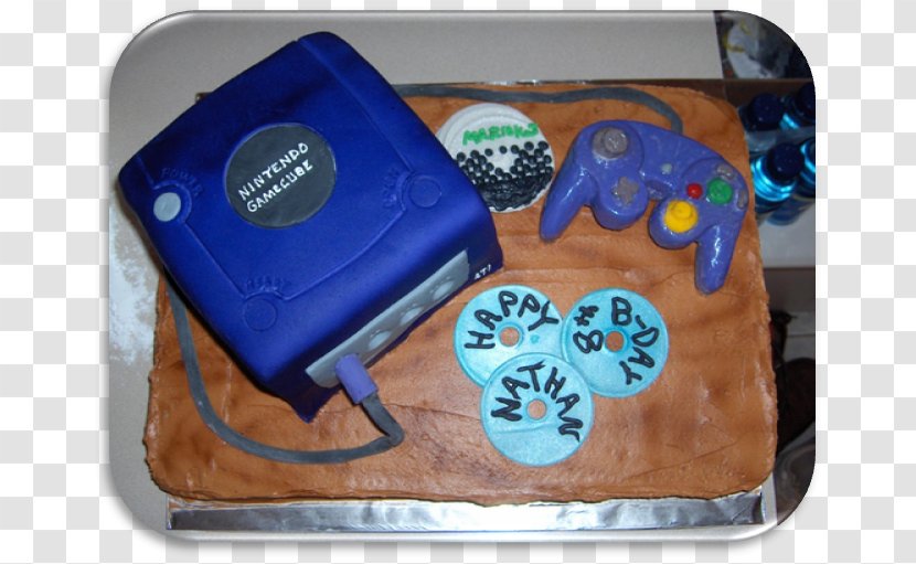 GameCube Controller Birthday Cake Fondant Icing Transparent PNG