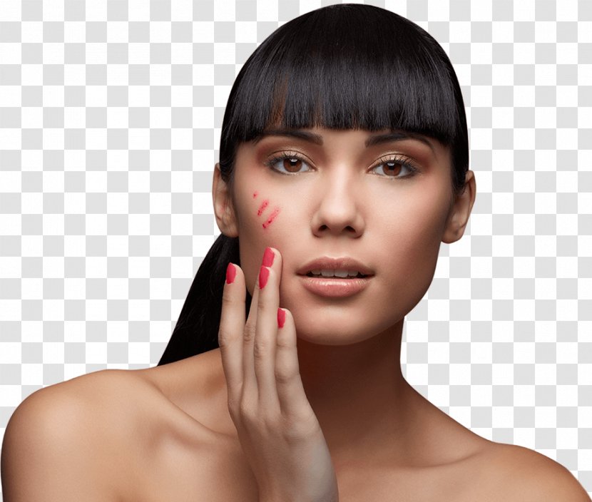 Cheek Rhytidectomy Superficial Muscular Aponeurotic System Eyebrow Face - Black Hair - Makeup Models Transparent PNG