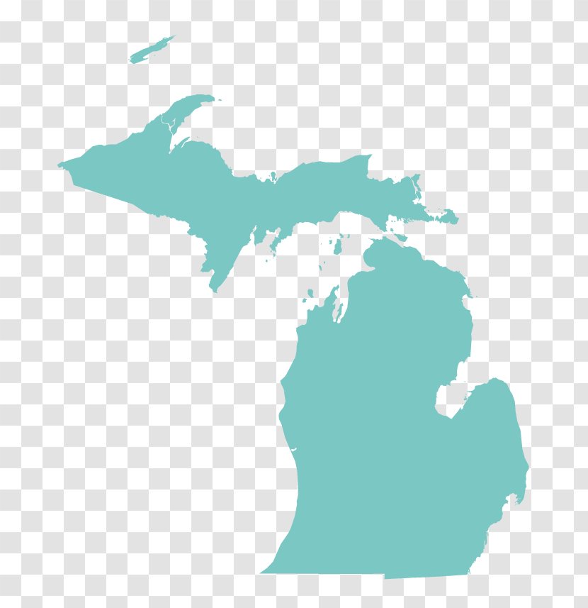 Michigan Royalty-free Clip Art - Map - Outline Transparent PNG