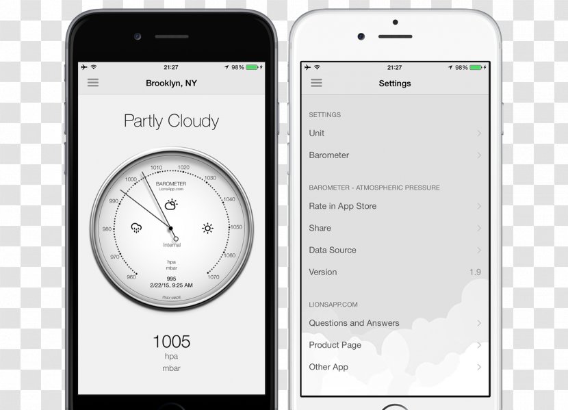 IPhone 6 5 IPad Barometer Apple - Multimedia Transparent PNG