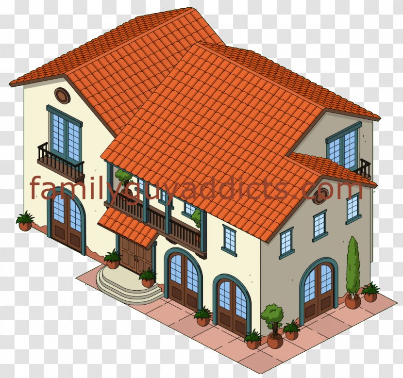 House Hacienda Roof Property Clam - Family Guy Transparent PNG