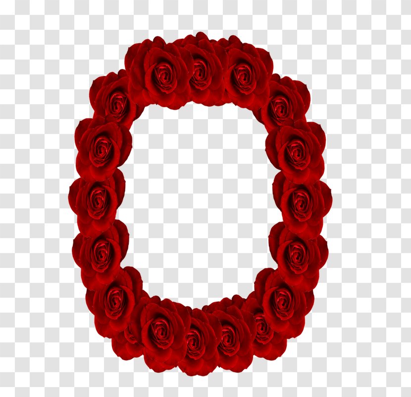 Garden Roses Lettering Alphabet - Rose Order - Flower Transparent PNG