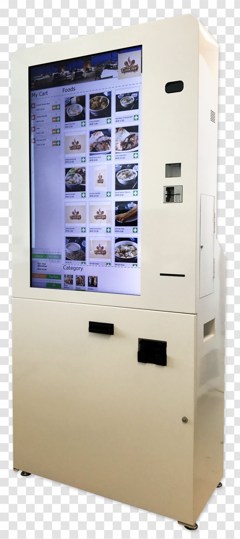 Vending Machines Interactive Kiosks Foodservice - Snack - Information Transparent PNG