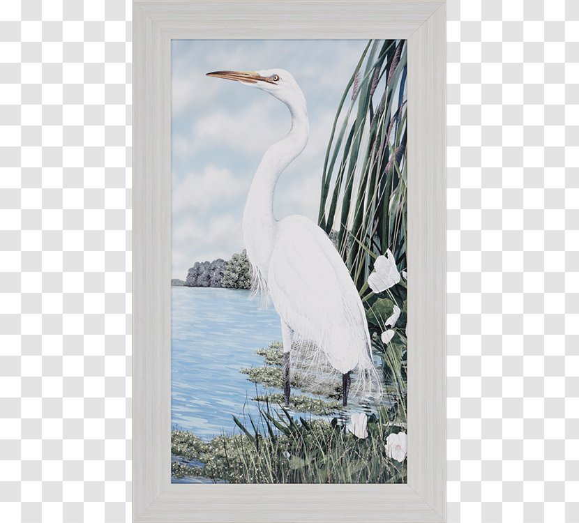 Great Egret Blue Heron Bird Transparent PNG