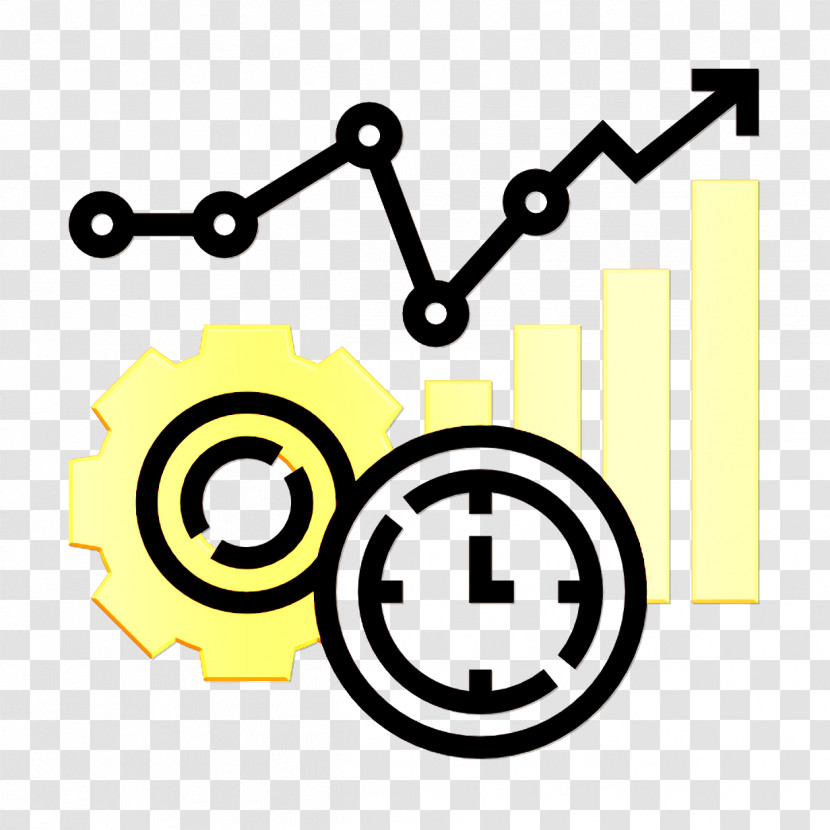 Time Management Icon Statistics Icon Work Icon Transparent PNG