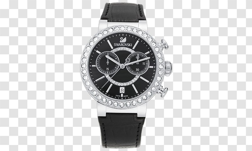 Amazon.com Watch Swarovski AG Chronograph Strap - Black Luxury Watches Transparent PNG